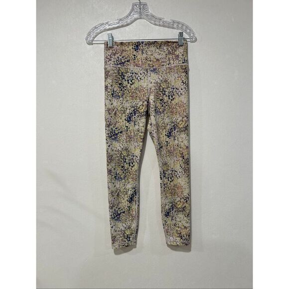 Athleta Elation Train 7/8 Leggings Women’s Small Floral Print - Picture 1 of 6